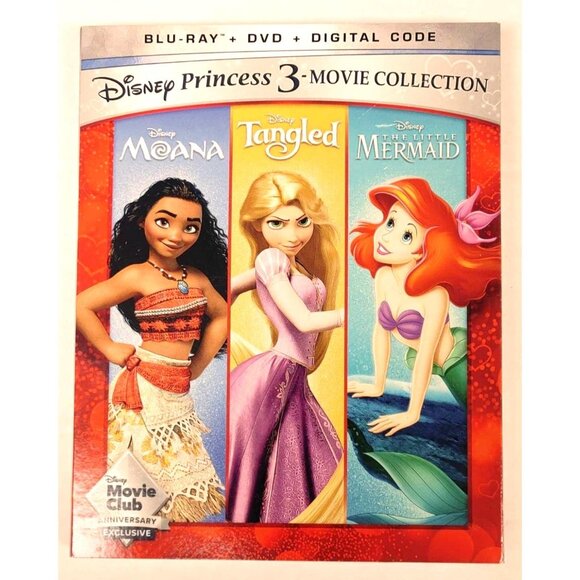 Disney Blu-Ray DVD Bundle: Ice Age Adventures Disney Princesses Lady & The Tramp - Picture 4 of 7